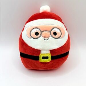 Squishmallow Santa Nick Wearing Glasses 5” Christmas Stuffed Plush Toy